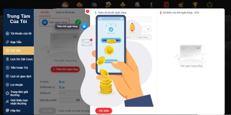 Nạp tiền rút tiền tại VANDO88: Nhận ngay 100K cho lần nạp đầu tiên 2 Hướng dẫn nạp tiền qua nhiều hình thức